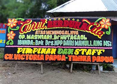 Toko Papan Bunga Porsea